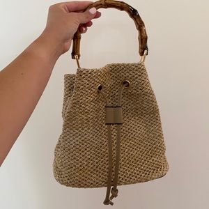 Small handle purse.